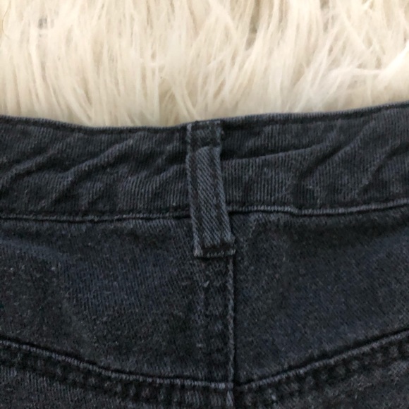 Mudd Black Denim Jean Shorts Cut-Offs Distressed - Picture 7 of 7